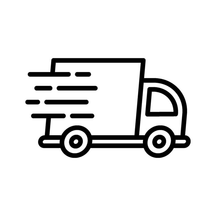 fast delivery icon free vector